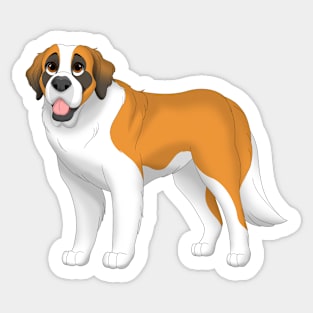 Saint Bernard Dog Sticker